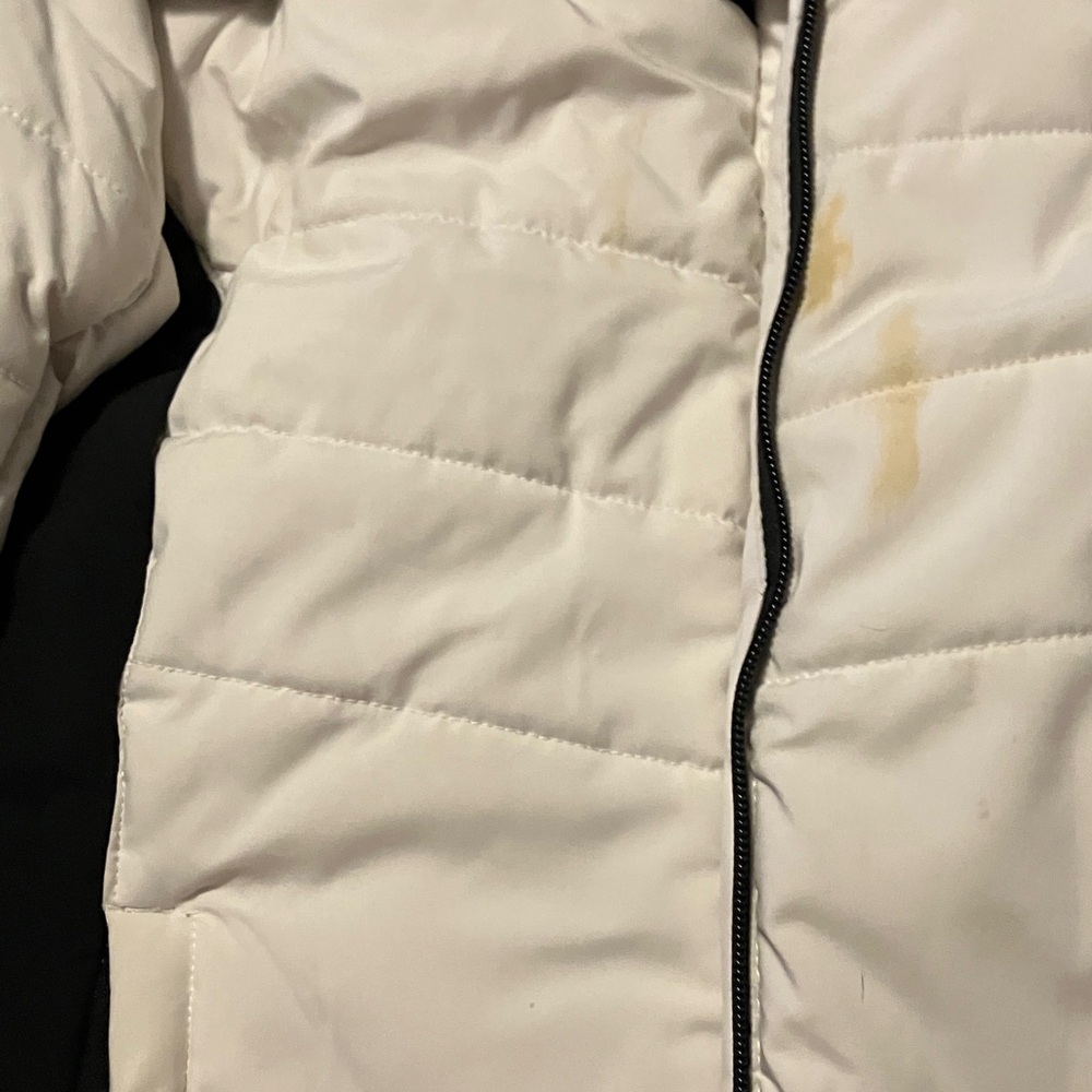 Women's White and Black Ski Jacket - Picture 6 of 7